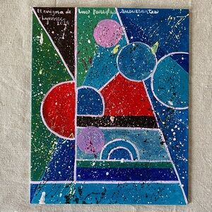 Oil on canvas “El enigma de las paredes susurrantes”